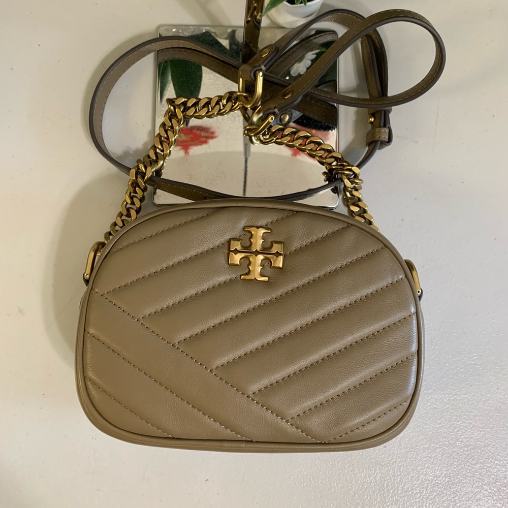 💕👜 TORY BURCH Crossbody Tan Leather Bag - Picture 8 of 13